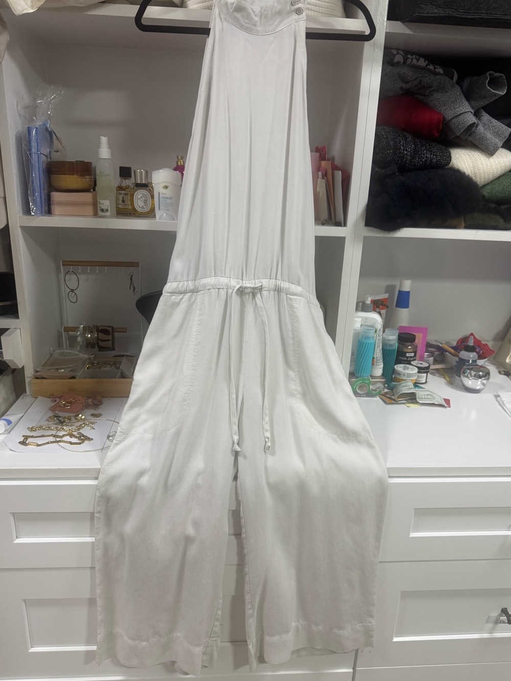 Chelsea & Violet White Tencel Wide Leg Jumpsuit 🤍✨ - Picture 3 of 5